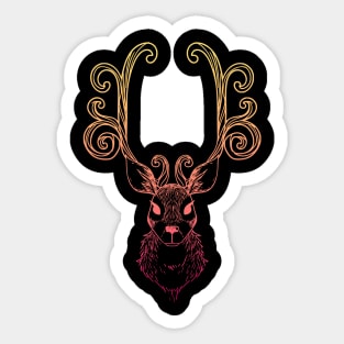 Reindeer antlers Sticker